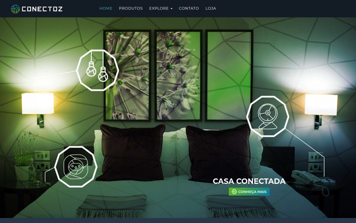 Screenshot of conectoz.com.br