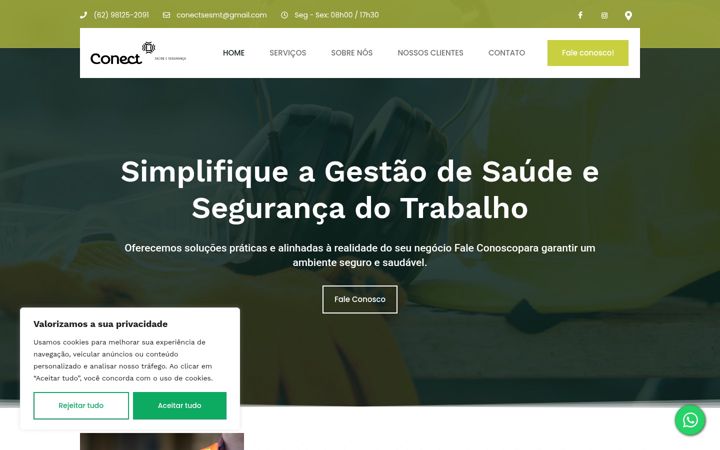 Screenshot of conectsst.com.br