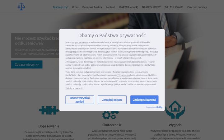 Screenshot of conectum.pl
