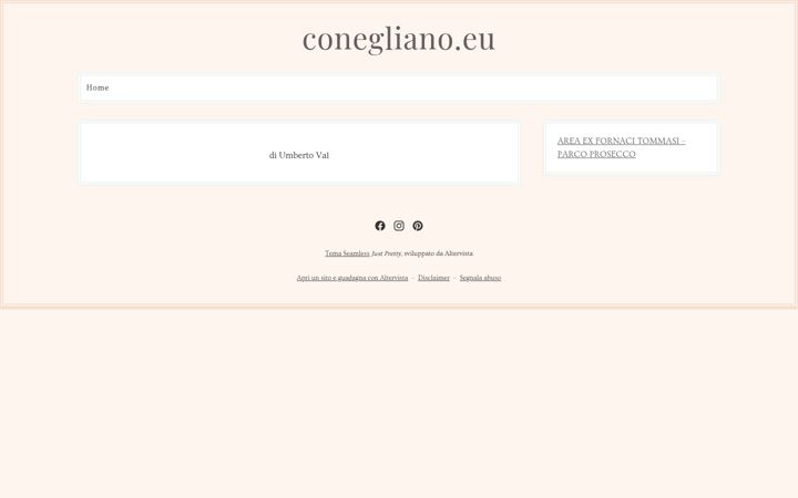 Screenshot of conegliano.eu