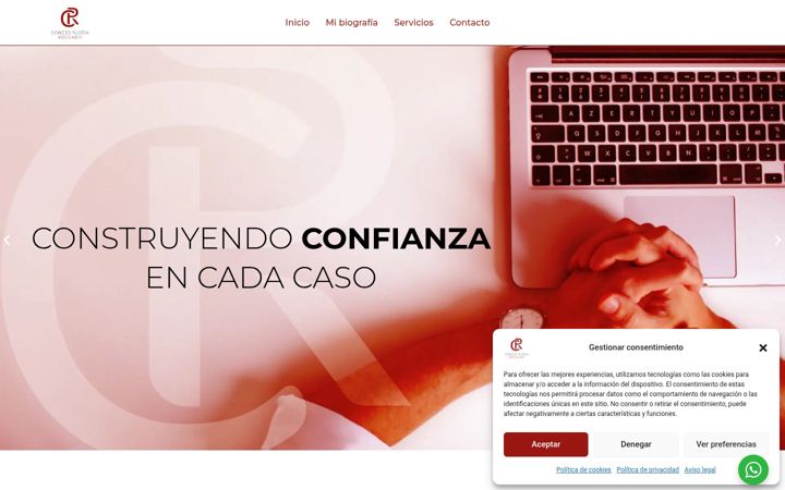 Screenshot of conejoruedaabogado.es