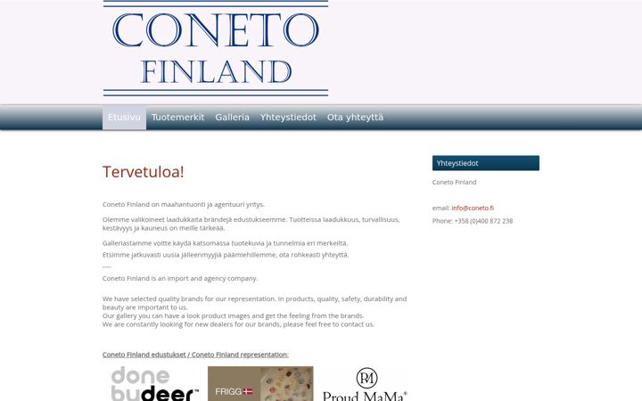 Screenshot of coneto.fi
