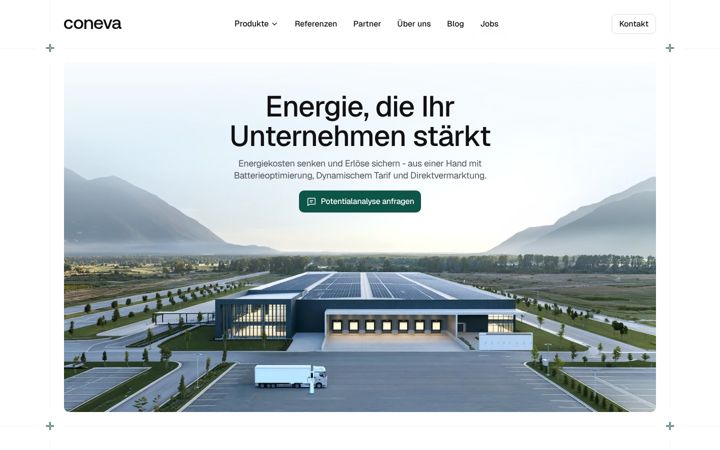 Screenshot of coneva.com