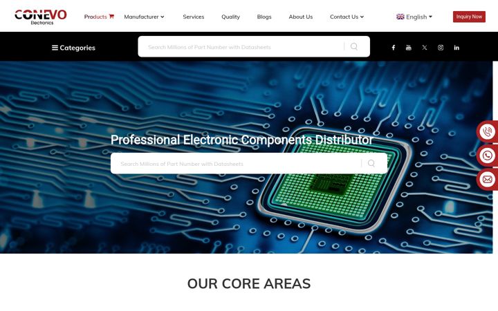 Screenshot of conevoelec.com
