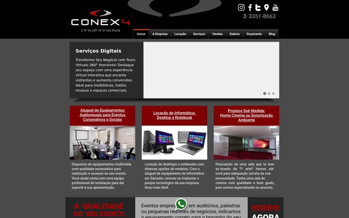 Screenshot di conex4.com.br