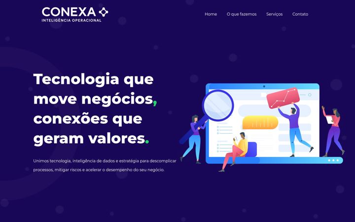 Screenshot di conexa-io.com.br