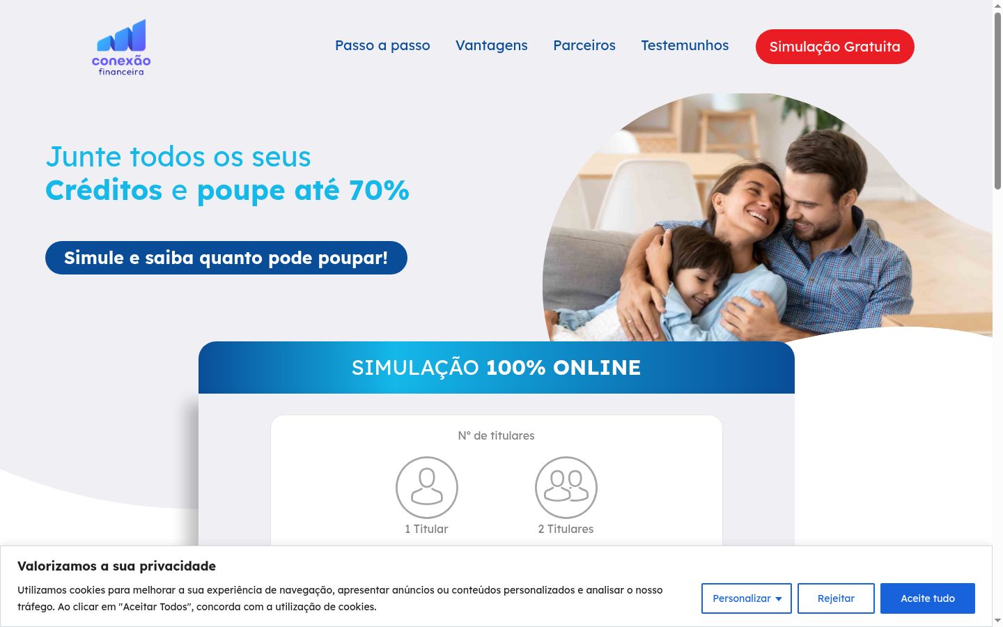 Screenshot του banner συγκατάθεσης που εμφανίστηκε πριν από οποιαδήποτε αλληλεπίδραση