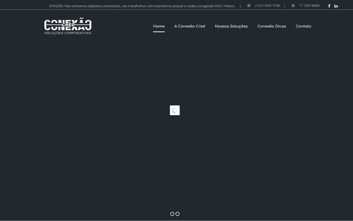 Screenshot of conexaocred.com