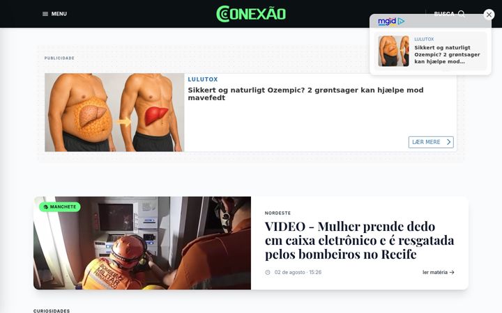 Screenshot di conexaoeconomia.com.br