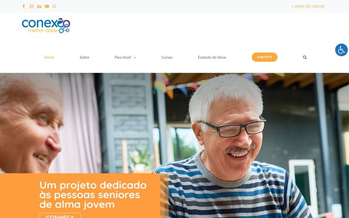 Screenshot of conexaomelhoridade.com