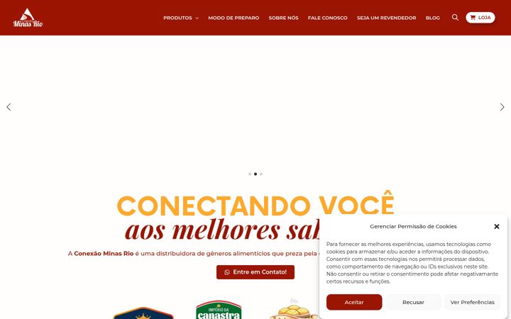Snímek obrazovky conexaominasrio.com.br