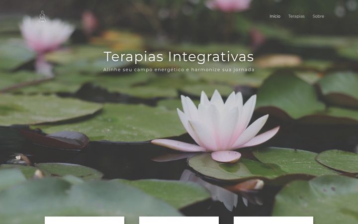 Screenshot of conexaovibracionalterapias.com.br