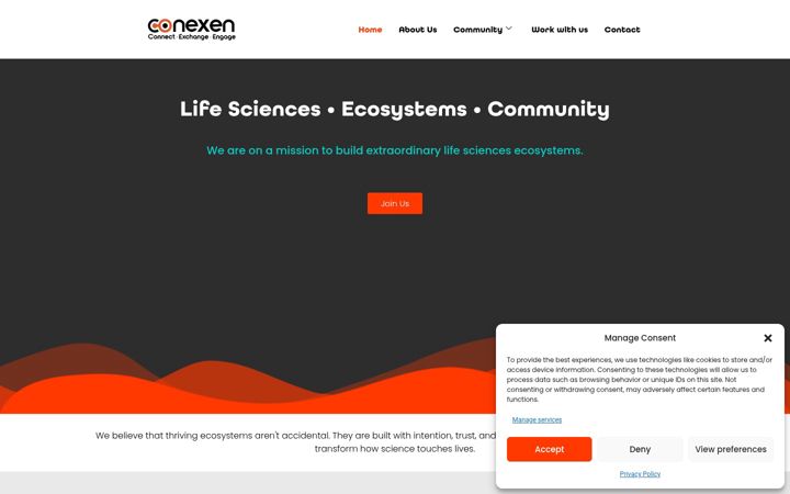 Screenshot of conexen.net