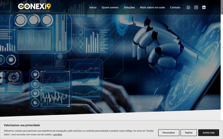 Screenshot of conexi9.com.br