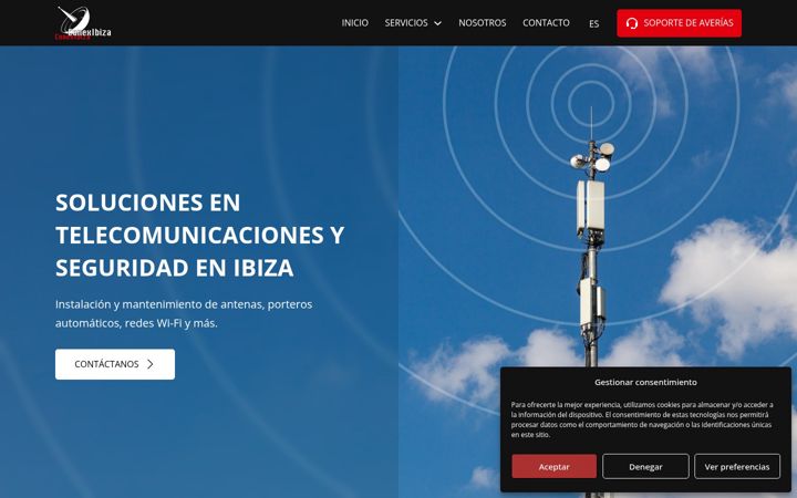 Screenshot of conexibiza.com