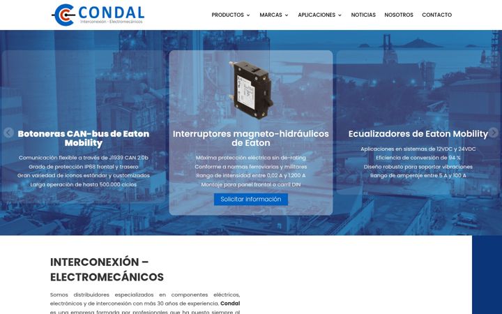 Screenshot of conexionescondal.com