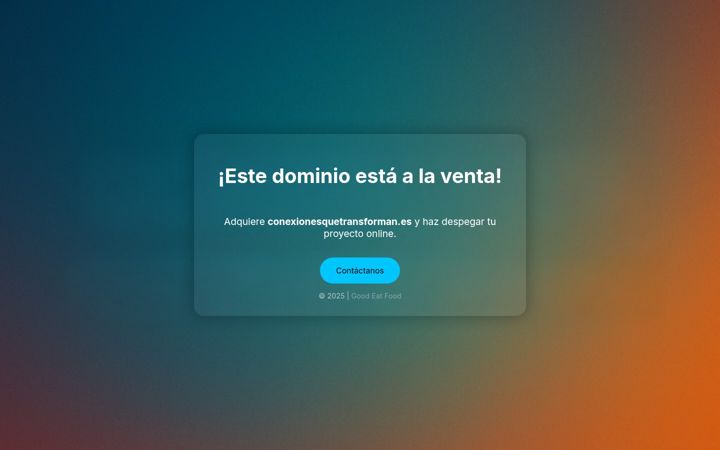 Screenshot of conexionesquetransforman.es