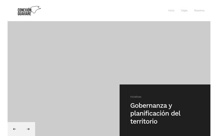 Screenshot of conexionguaviare.uniandes.edu.co