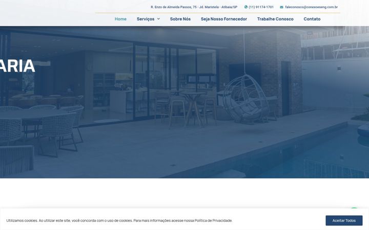 Screenshot of conexoeseng.com.br