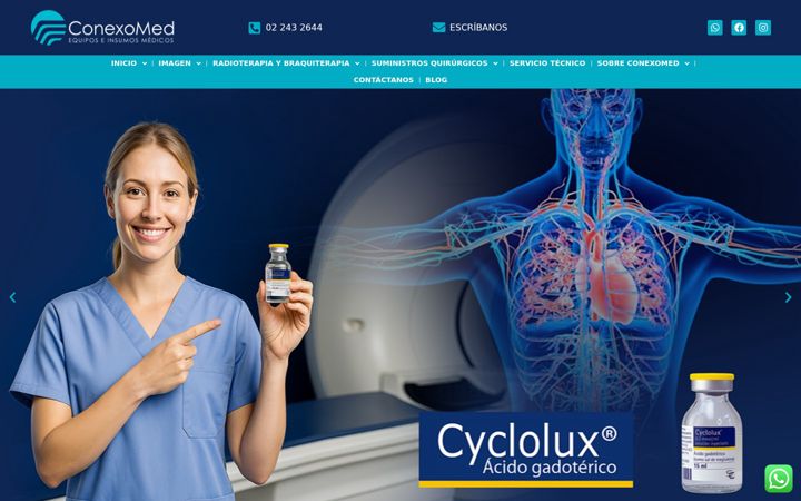 Screenshot of conexomed.com