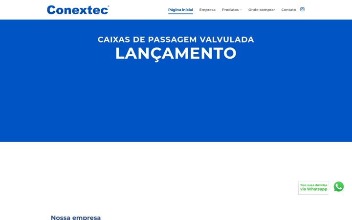 Screenshot of conextec.com.br
