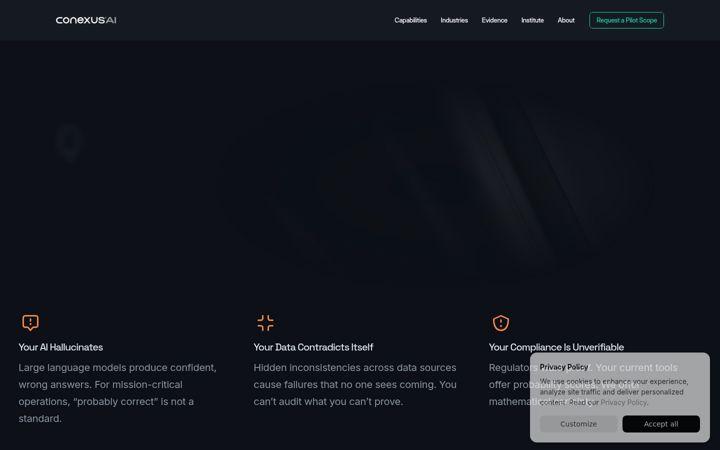 Screenshot of conexus.com