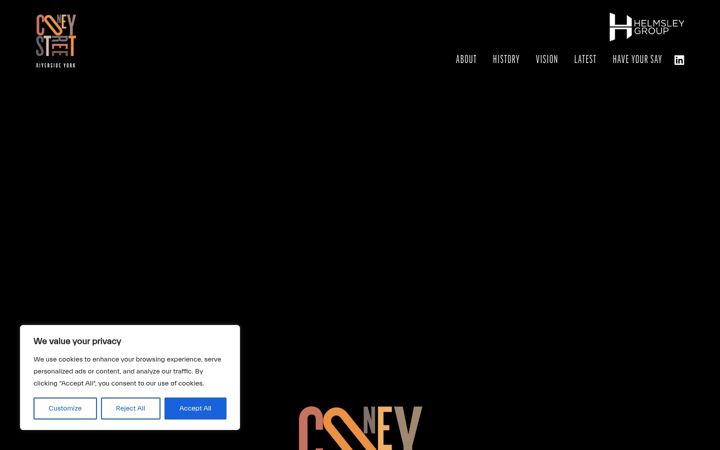 Screenshot of coneystreetriverside.co.uk