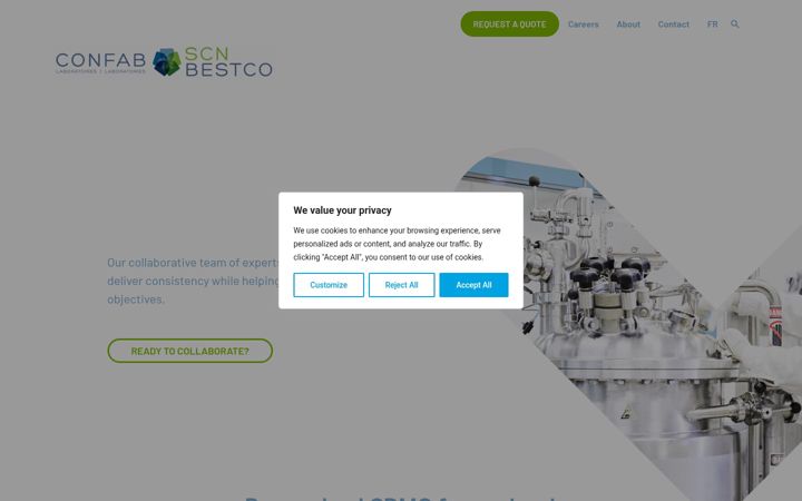 Screenshot of confab.com