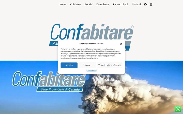 Ekraanipilt saidist confabitarecatania.it