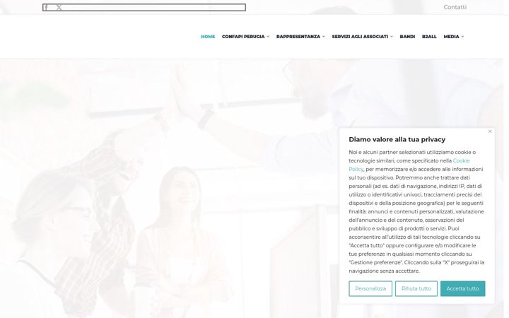 Screenshot of confapiperugia.org