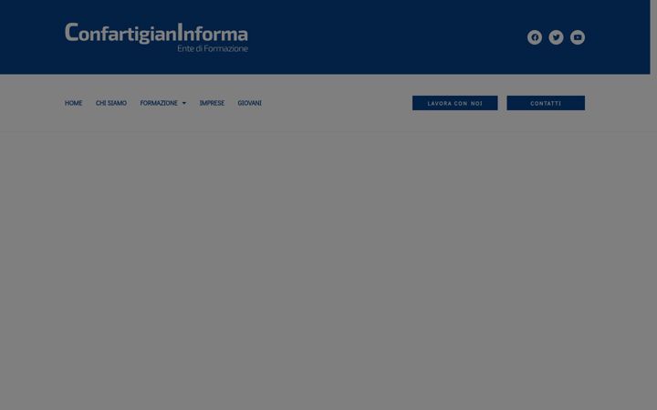 Ekraanipilt saidist confartigianinforma.it