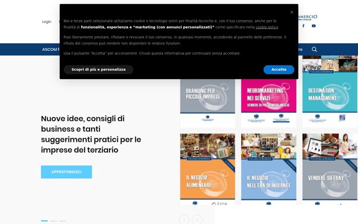 Ekraanipilt saidist confcommercioprovinciaditreviso.it