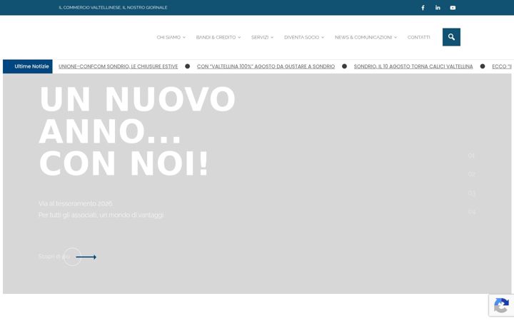 Ekraanipilt saidist confcommerciosondrio.it