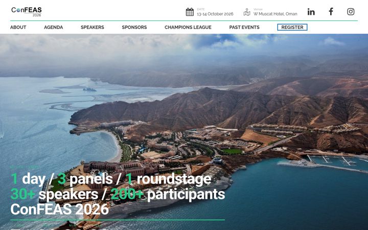 Screenshot of confeas.org