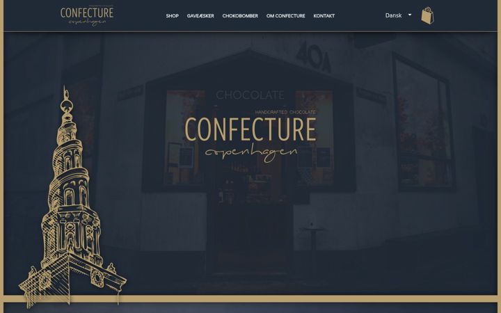 Screenshot of confecture.dk