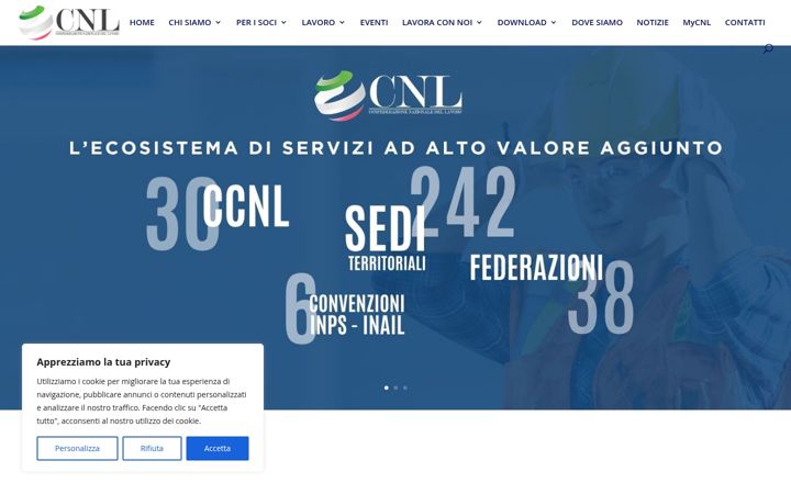 Ekraanipilt saidist confederazionecnl.it