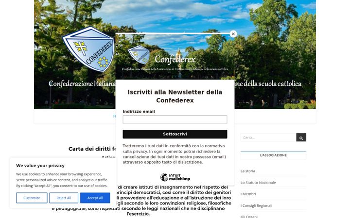 Screenshot of confederex.org