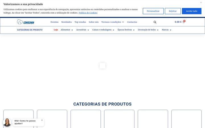 Screenshot of confeipan.pt