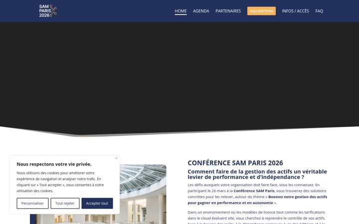 Screenshot ta' conference-sam-paris.fr