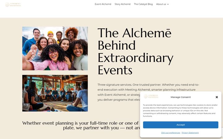 Screenshot of conferenceinnovations.com