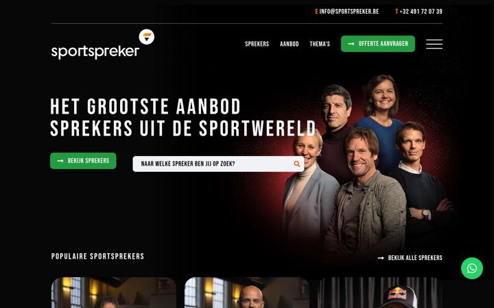 Screenshot of conferenciersdusport.be