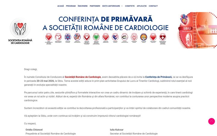 Screenshot of conferintaprimavara.ro