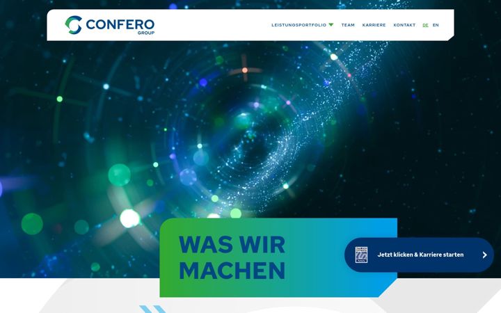 Screenshot of confero-group.com