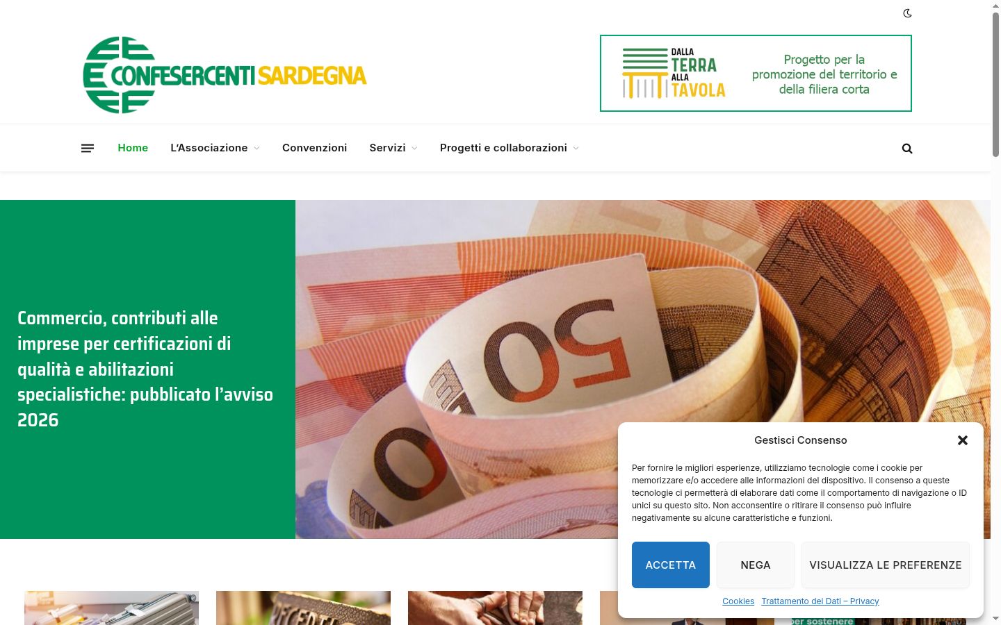 Sutikimo reklamjuostės, rodytos prieš bet kokią sąveiką, ekrano kopija