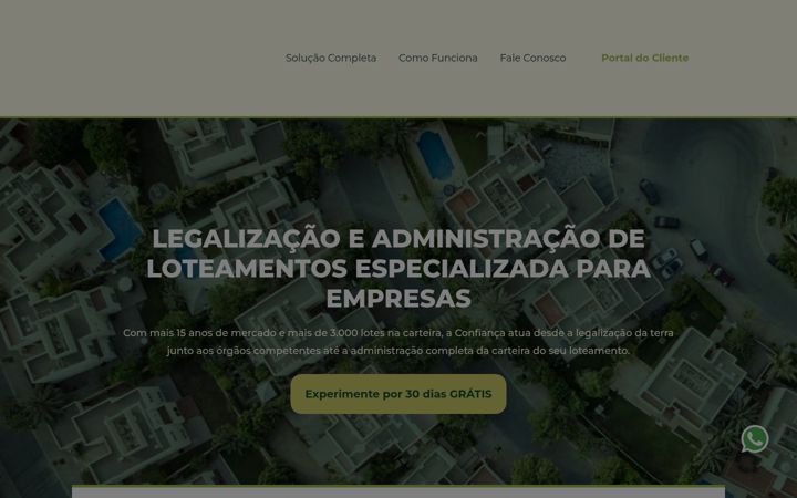 Screenshot of confiancaadmimoveis.com.br