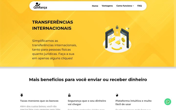 Screenshot of confiancacambio.com.br