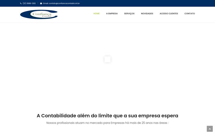 Snímek obrazovky confiancacontabil.cnt.br