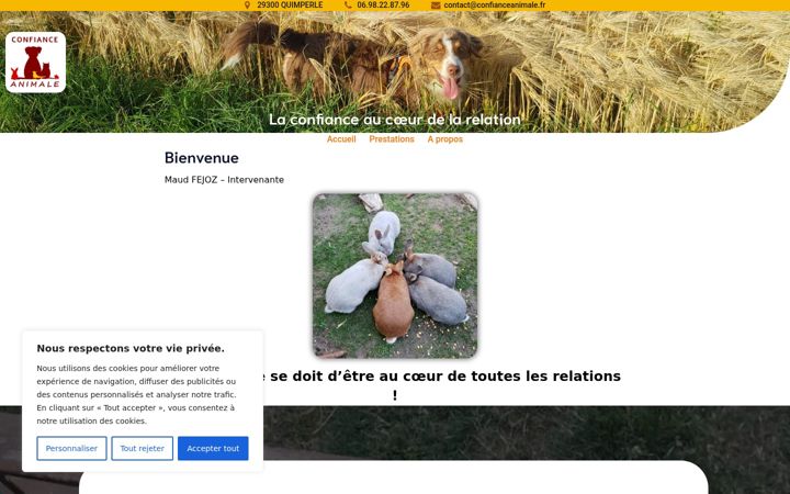 Screenshot of confianceanimale.fr