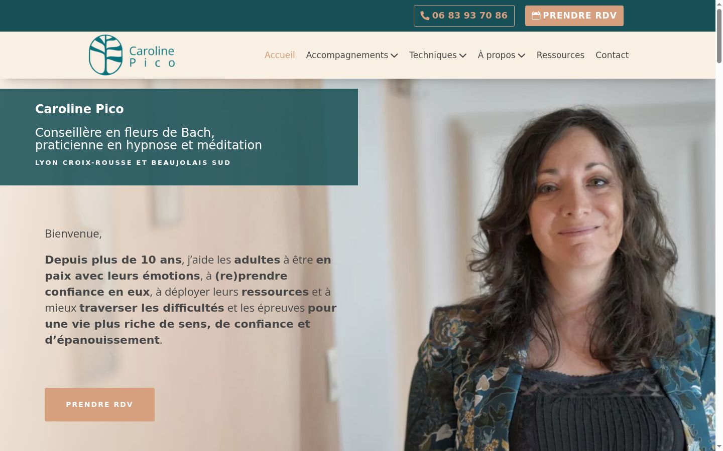 Capture d'écran de la bannière de consentement affichée avant toute interaction