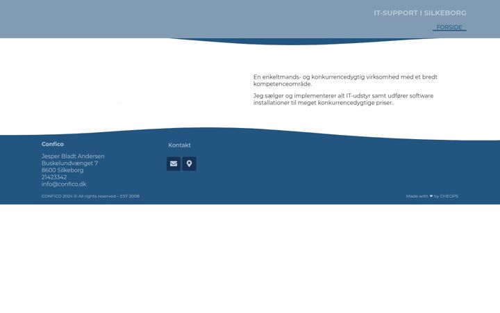 Screenshot of confico.dk